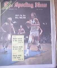 The Sporting News 12/8/1973 UCLA's Bill Walton Cover