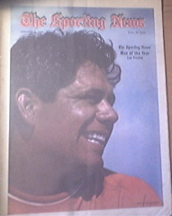 The Sporting News 1/8/1972 Lee Trevine Man Of The Year