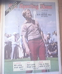 The Sporting News 4/1/1972 Great Jack Nicklaus Cover