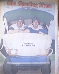 The Sporting News 7/1/1972 Mets Frisella & McGraw Cover