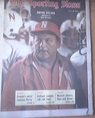 The Sporting News 9/9/1972 Nebraska's Bob Devaney Cover