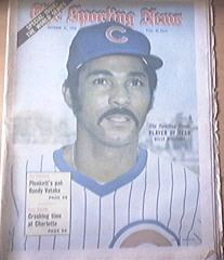 The Sporting News 10/21/1972 Billy Williams cover
