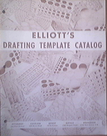 ELLIOTT'S Drafting Template Catalog, c1960