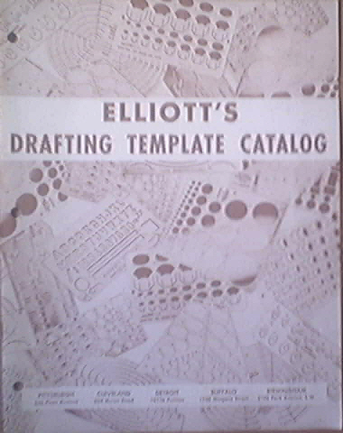 ELLIOTT'S Drafting Template Catalog, c1960