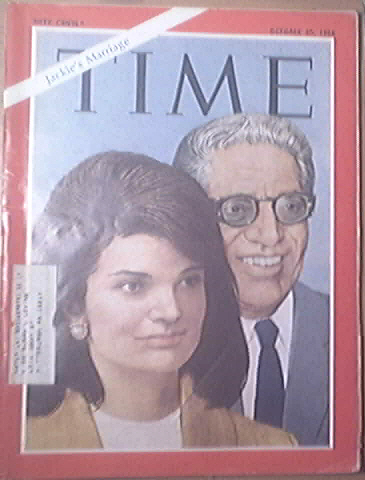 Time Magazine, 10/25/1968, Jackie Kennedy's Marriage