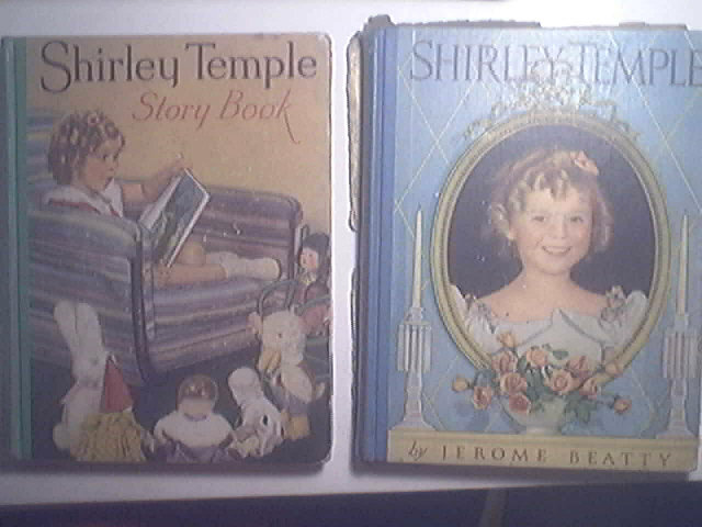 Shirley Temple two 1935 Beautiful Hardback Books with box