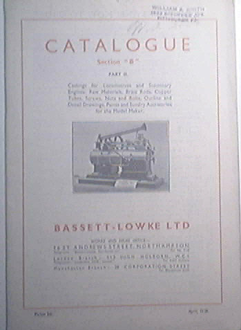 Bassett - Lowke Catalogue