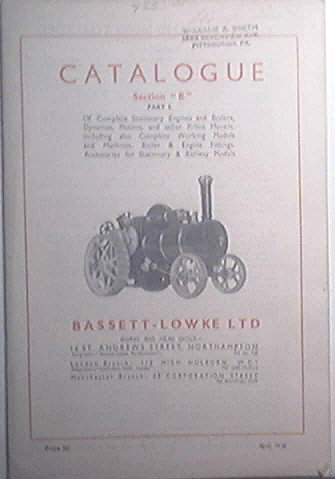 Bassett - Lowke LTD Catalogue