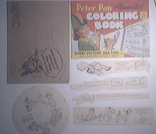 Peter Pan Animated Coloring Book 1943