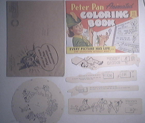 Peter Pan Animated Coloring Book 1943