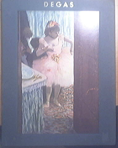 Edgar Degas 6 Beautiful Color Prints and Biography 1950 Art