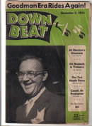 Down Beat Magazine 12/3/1952 Ted Heath, Dixie Crosby, Sugar Ray, BG cover