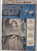 Down Beat Magazine 2/25/53 Rosemary Clooney, Zutty Singleton