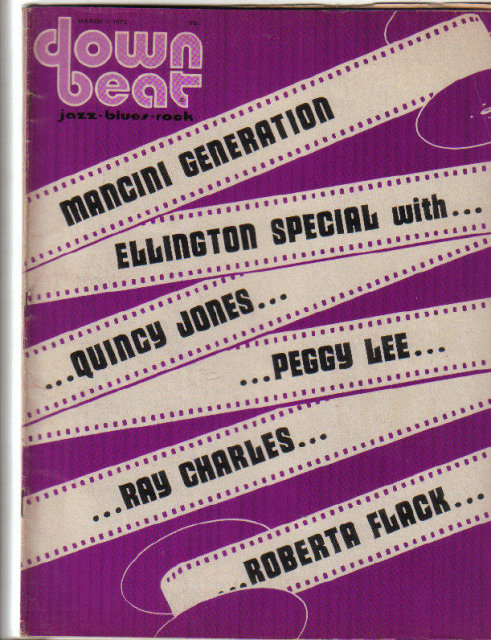 Down Beat Magazine 3/1/1973 DUKE ELLINGTON Special