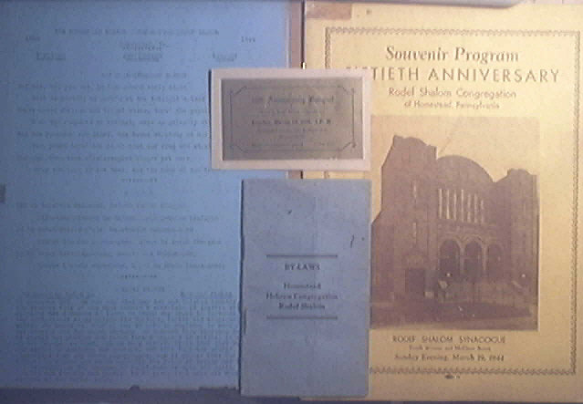 Rodef Shalom March 19,1944 50th Anniversary Lot