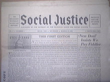 ocial Justice, Father Coughlin FIRST 10 ISSUES 1936