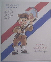 RARE WWII Pin-up Model Greeting Card ...NOT USED