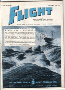 FLIGHT UK Magazine 10/11/45 Fairey Torpedo Dive-bomber, Sea Hornet, de Havilland Dove, Airplanes, Aviation