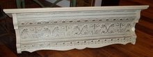 Vintage Tin Crown Shelf Mantel