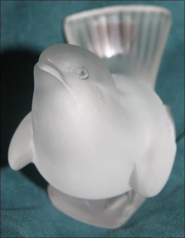 Sell one like this Lalique FRANCE SPARROW FROSTED CRYSTAL SCULPTURE PAPERWEIGHT SIGNED