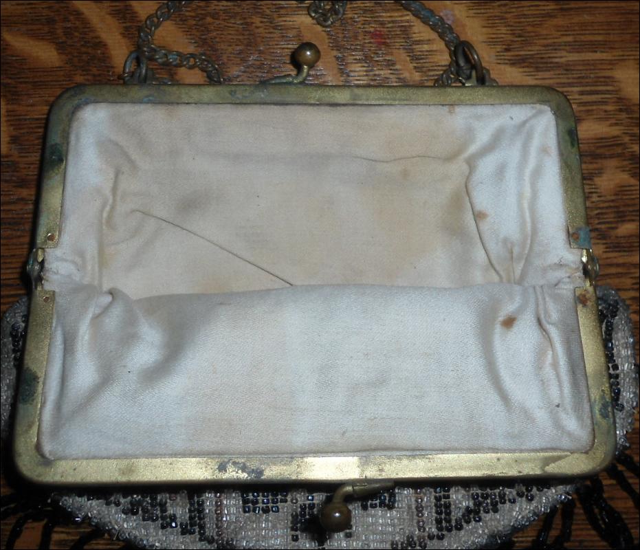 Vintage Beaded Victorian Handbag