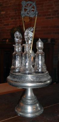 Beautiful Vintage Condiment Set