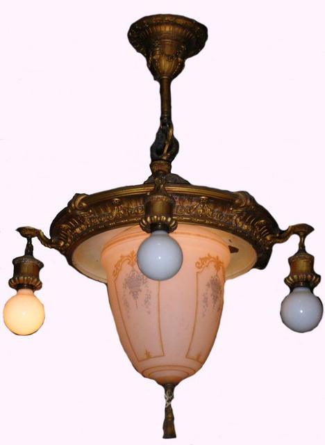Ornate Hanging Light Fixture