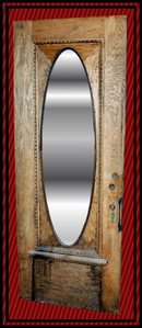 Oak Oval-Glass Door
