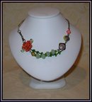 Coral & Quartz Necklace