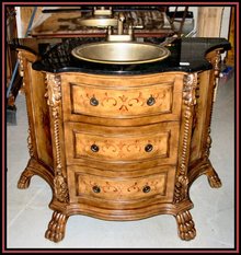 Ornate Marble Sink