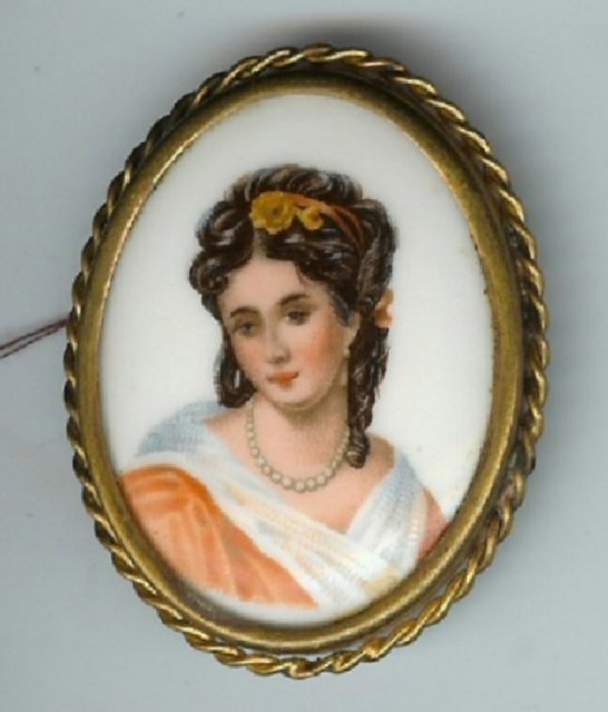 Hand Painted Limoge Pin