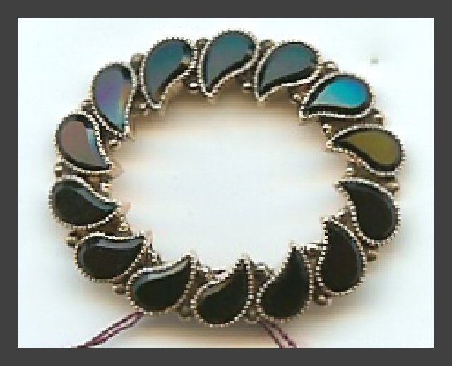 Onyx & Rose Gold Pendant