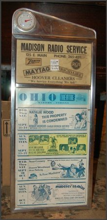 Unique Theater Sign w/Thermostat