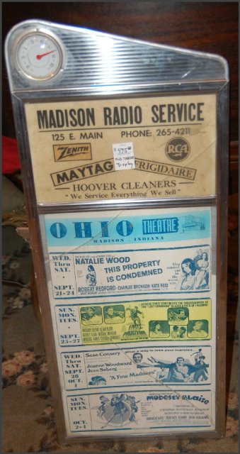 Unique Theater Sign w/Thermostat
