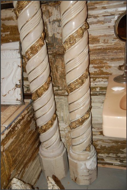 Beautiful Spiral Columns