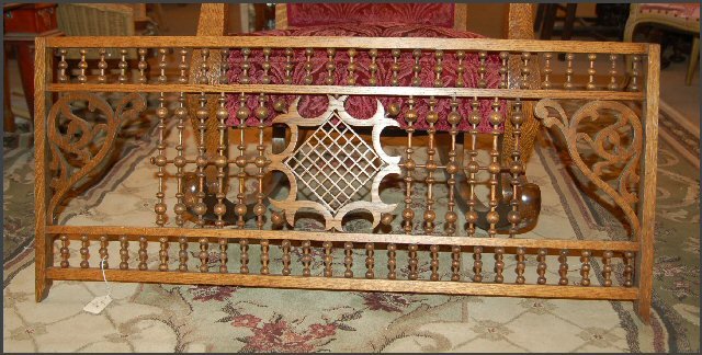 Oak Fretwork with Square Center