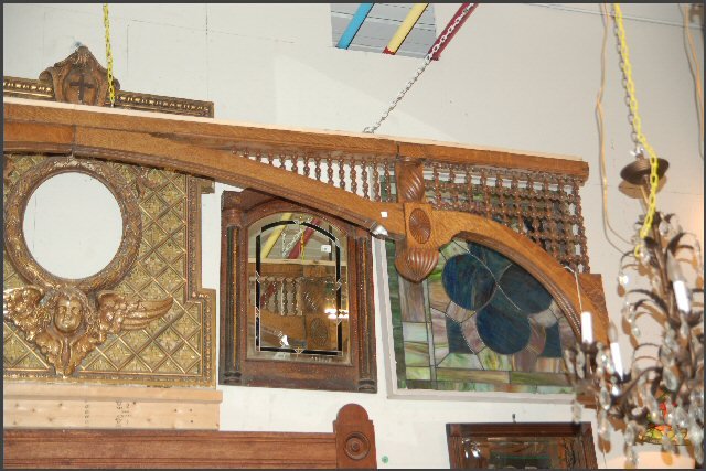 Carved Wide Span Fretwork/Oak