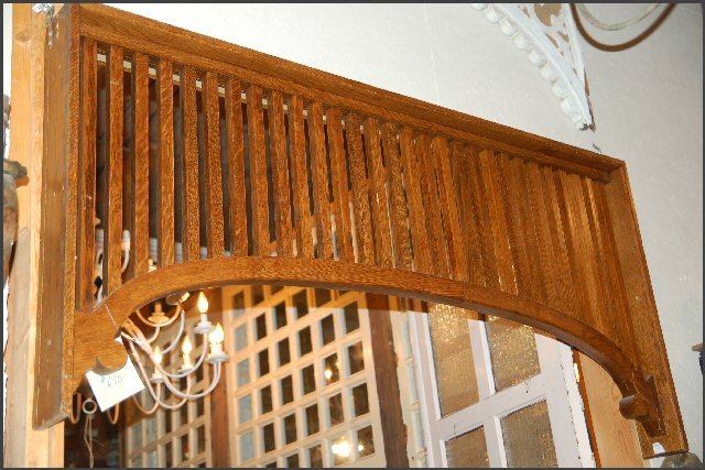 Mission Style Oak Fretwork