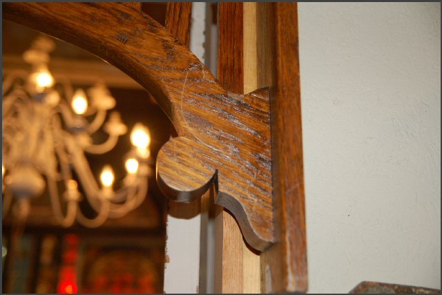 Mission Style Oak Fretwork