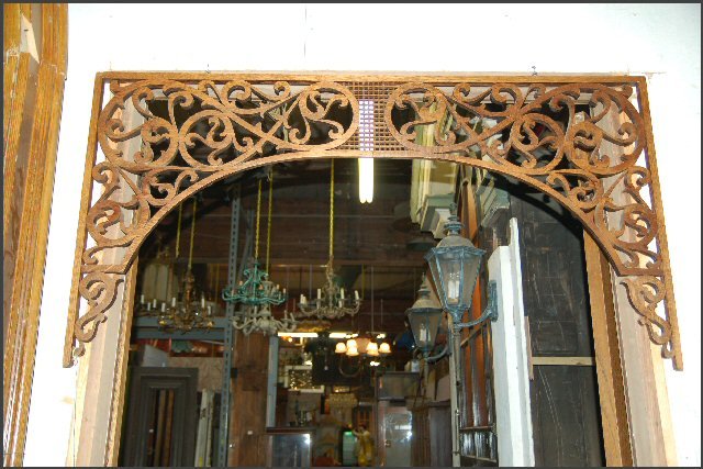 Oak Fretwork with scrollwork