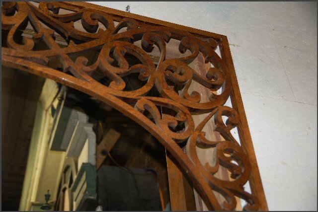 Oak Fretwork with scrollwork