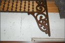 Oak Fretwork with scrollwork, balls and spindles