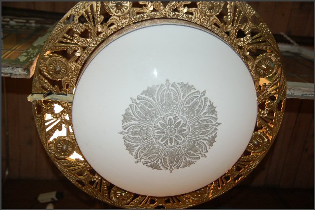 Art Deco Pendant Light , Round