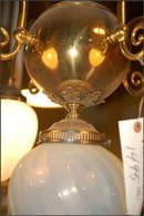 Victorian Chandelier , Opalescent Globes