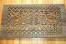 Wood Scrollworked vent cover