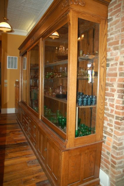 Large Oak Showcase
