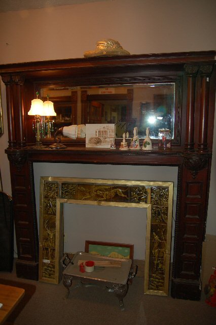 Mahogany Fireplace Mantel