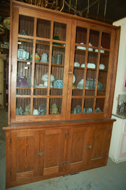Oak Built-In Cabinet