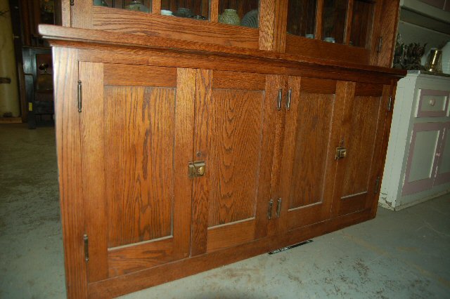 Oak Built-In Cabinet