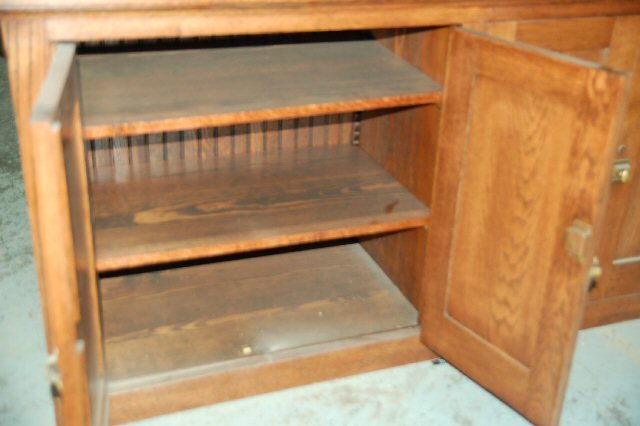 Oak Built-In Cabinet